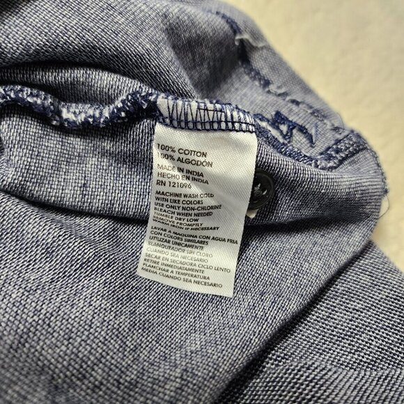 English Laundry Polo Golf Shirt 3X (XL) Blue Cotton Pocket Stretch Preppy - Picture 6 of 8